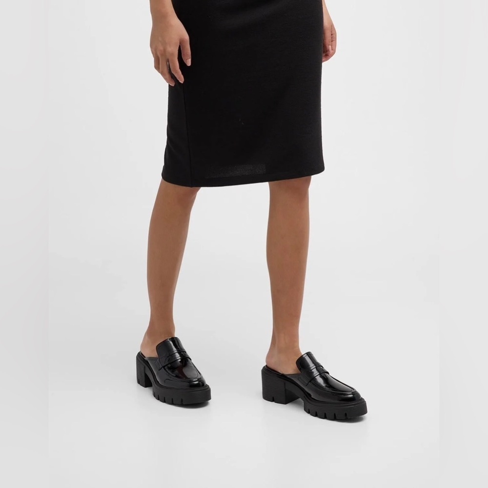 Stuart Weitzman SoHo Mule Loafer in Black NEW - Picture 13 of 13